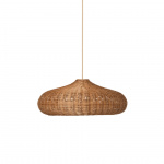 Braided Disc Lampskärm Natural Braided Disc Lampskärm Natural