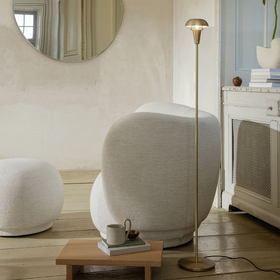 Tiny Golvlampa Brass