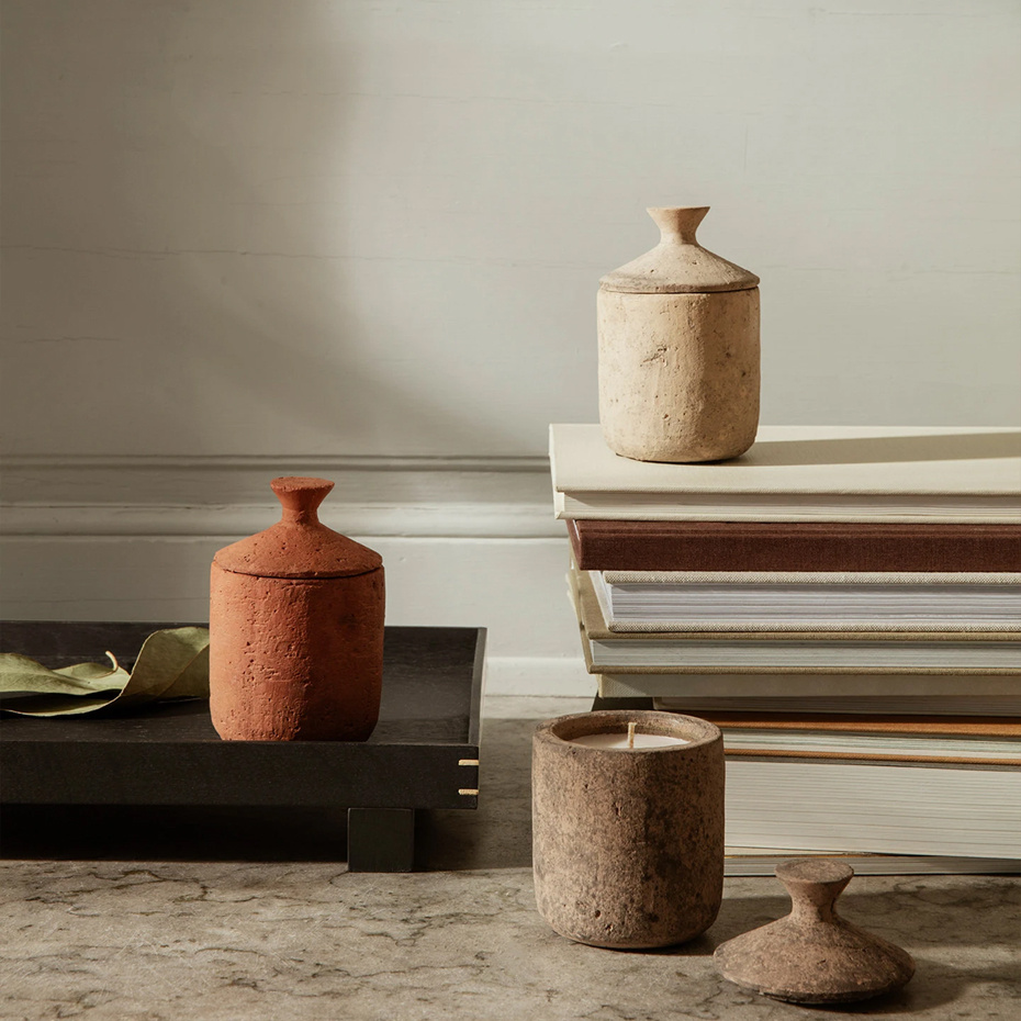 Ura Scented Candle Pale Sienna