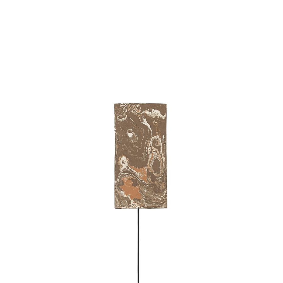 Argilla Rectangular Vägglampa Marble Mocha