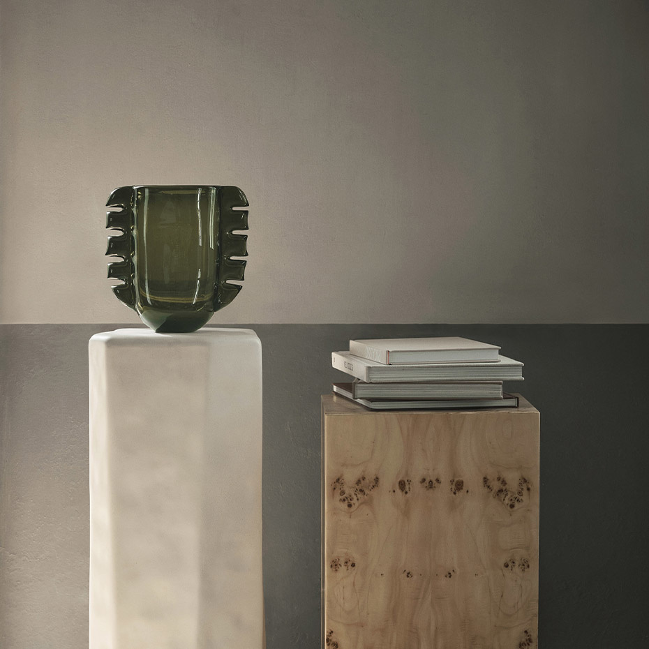 Alas Vase Moss Green