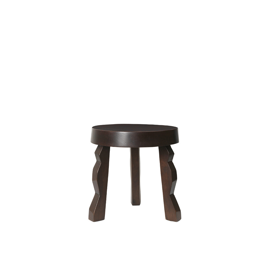 Faye Stool Dark Stained Mango