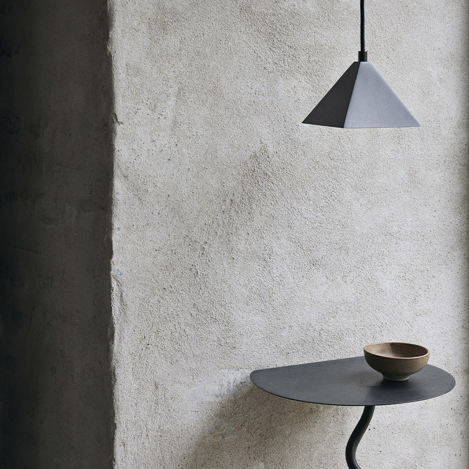 Kare Pendel Blackened Stainless Steel