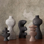 Yara Vase Medium Rustic Iron Yara Vase Medium Rustic Iron