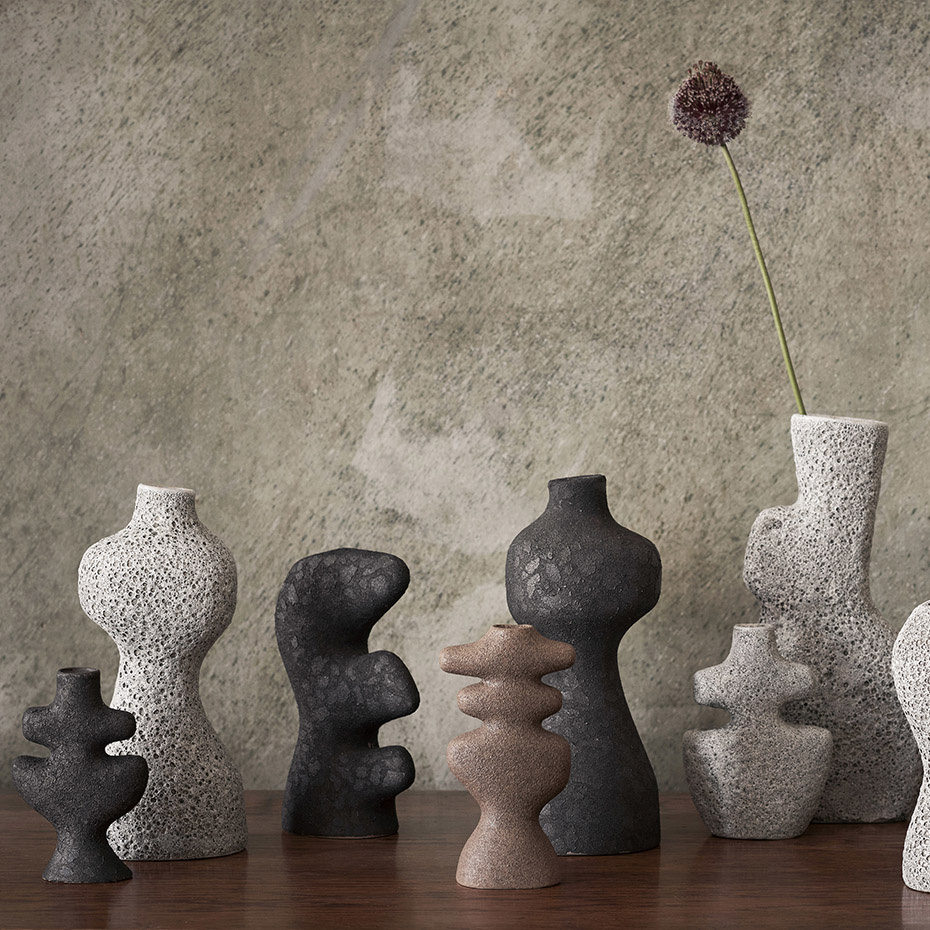 Yara Vase Medium Rustic Iron