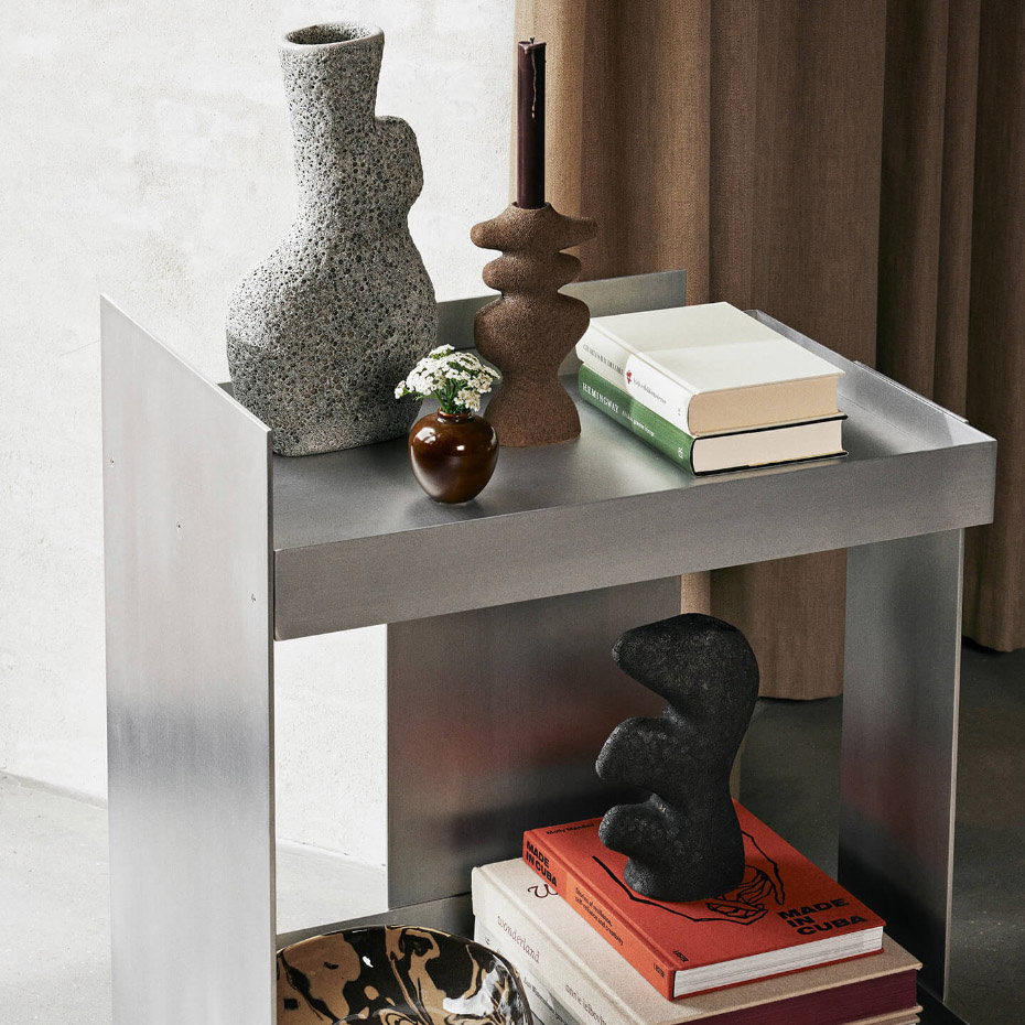 Yara Vase Small Rustic Iron