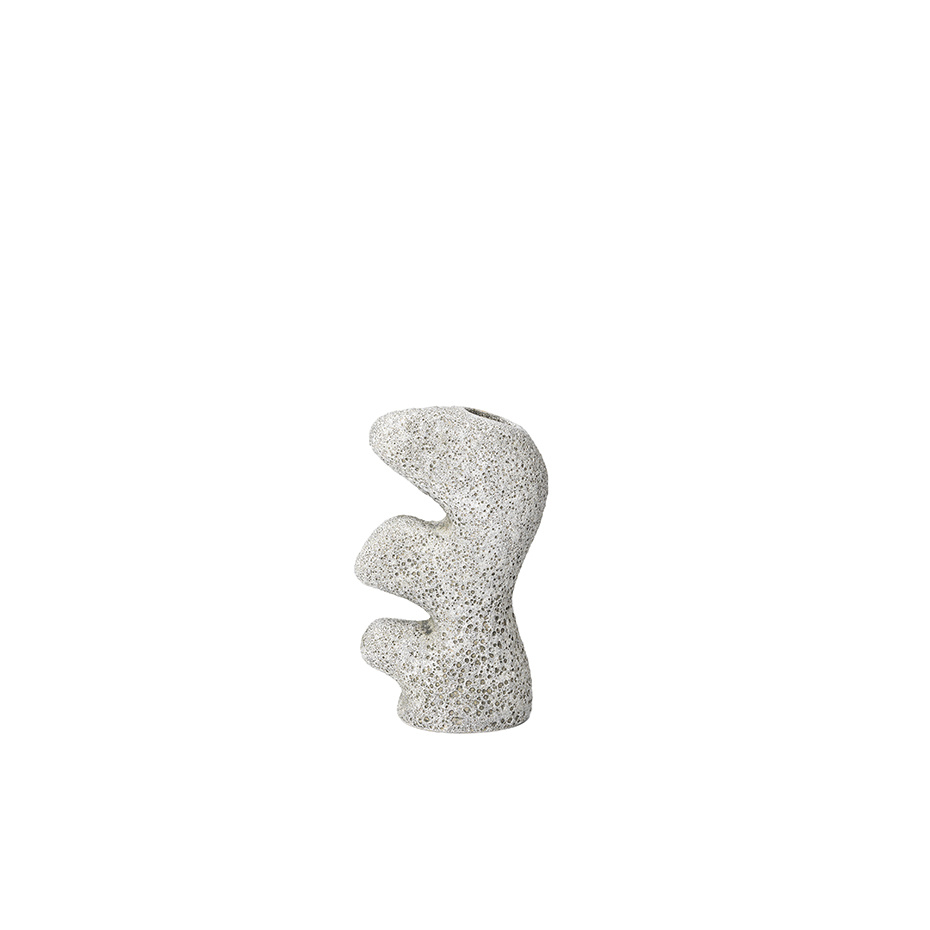 Yara Vase Small Grey Pumice