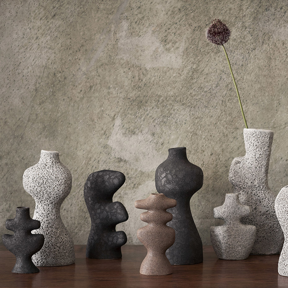 Yara Candle Holder Small Rustic Iron