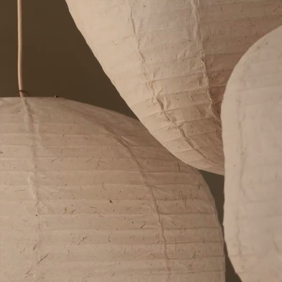 Kurbis Lampskärm H60cm Natural