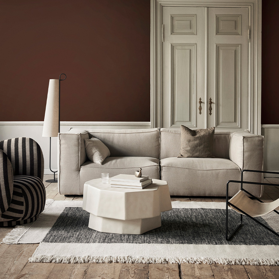 Ancora Golvlampa Black/Natural