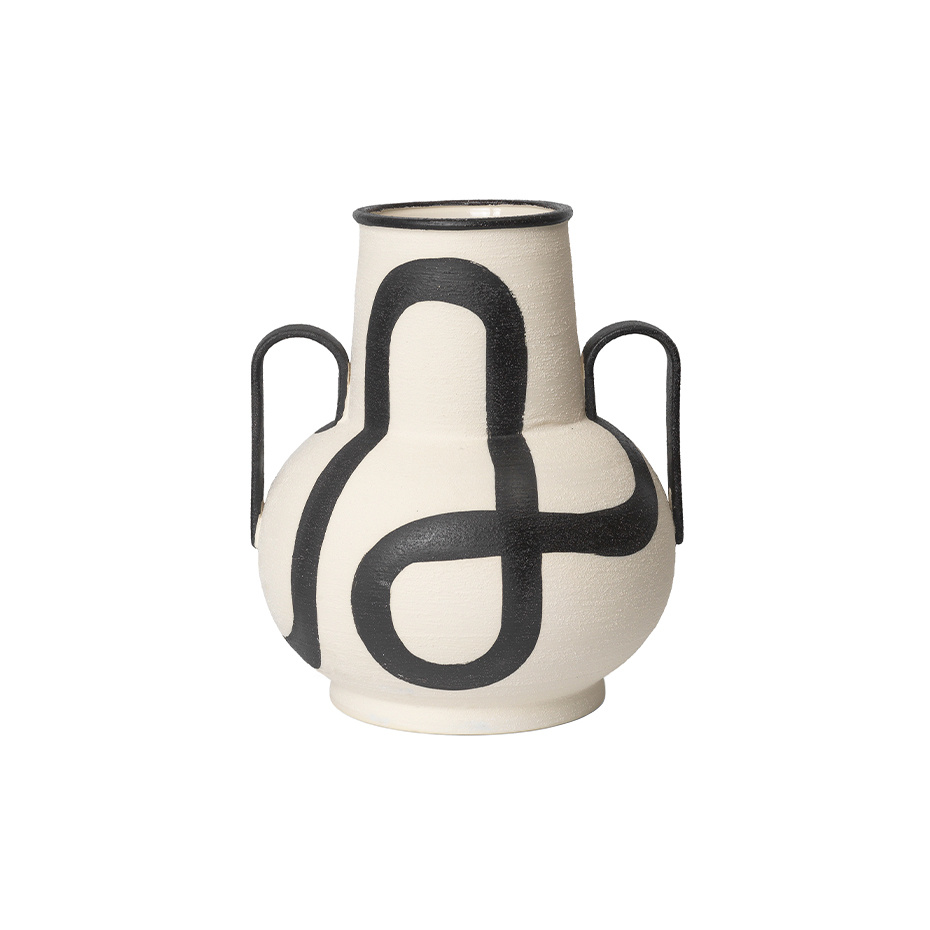 Trace Vase Off-White