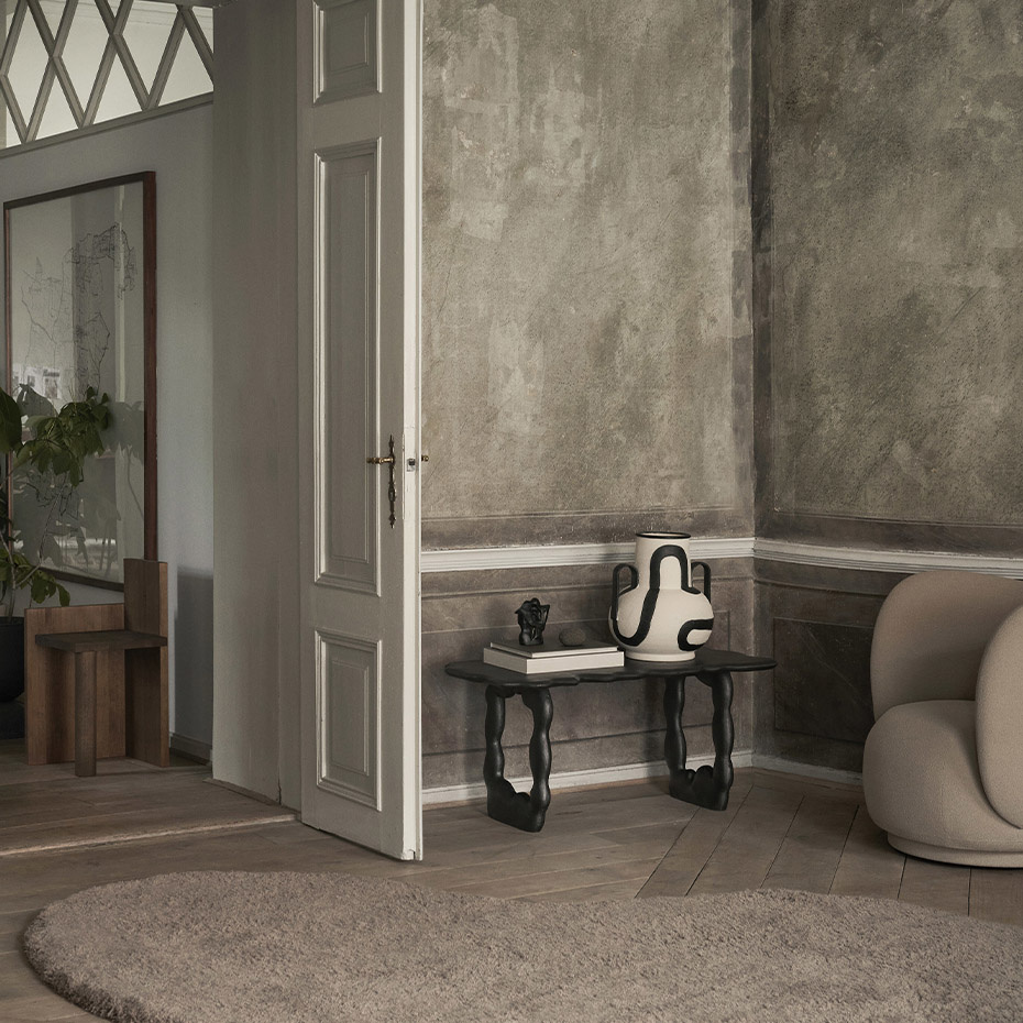 Trace Vase Off-White