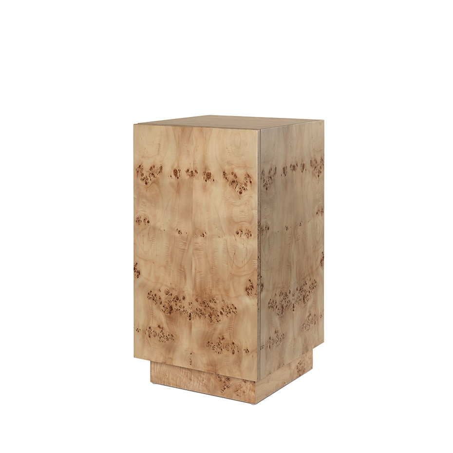 Burl Side Table Natural