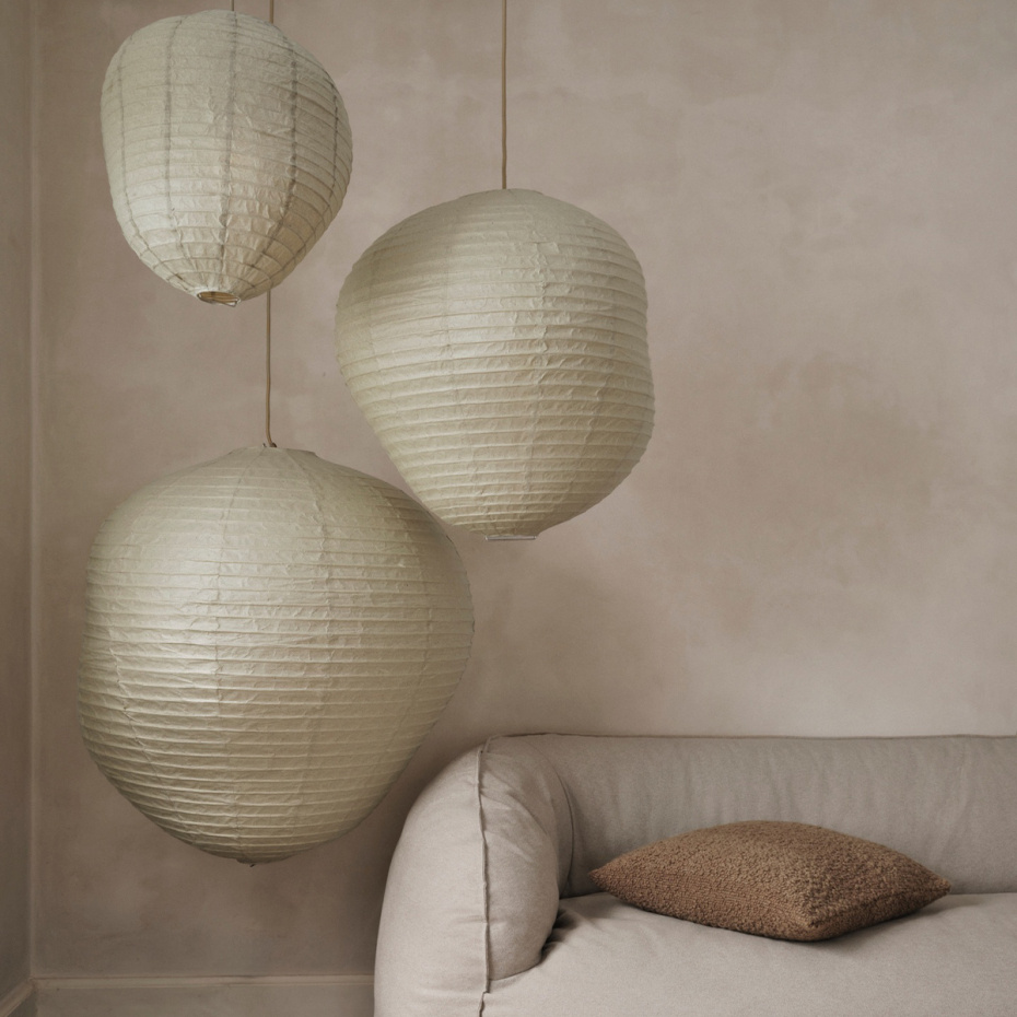 Kurbis Lampskärm H40cm Dark Sage