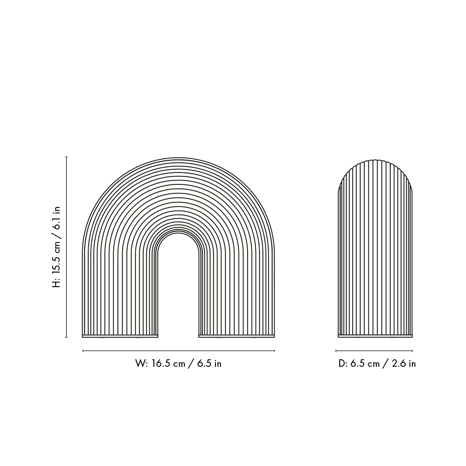 Vuelta Portable Bordslampa White