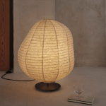 Kurbis Golvlampa Low Black/Natural Kurbis Golvlampa Low Black/Natural