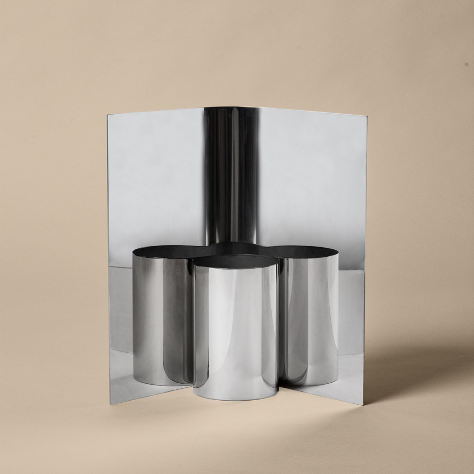 Eddy Vase Mirror Polished