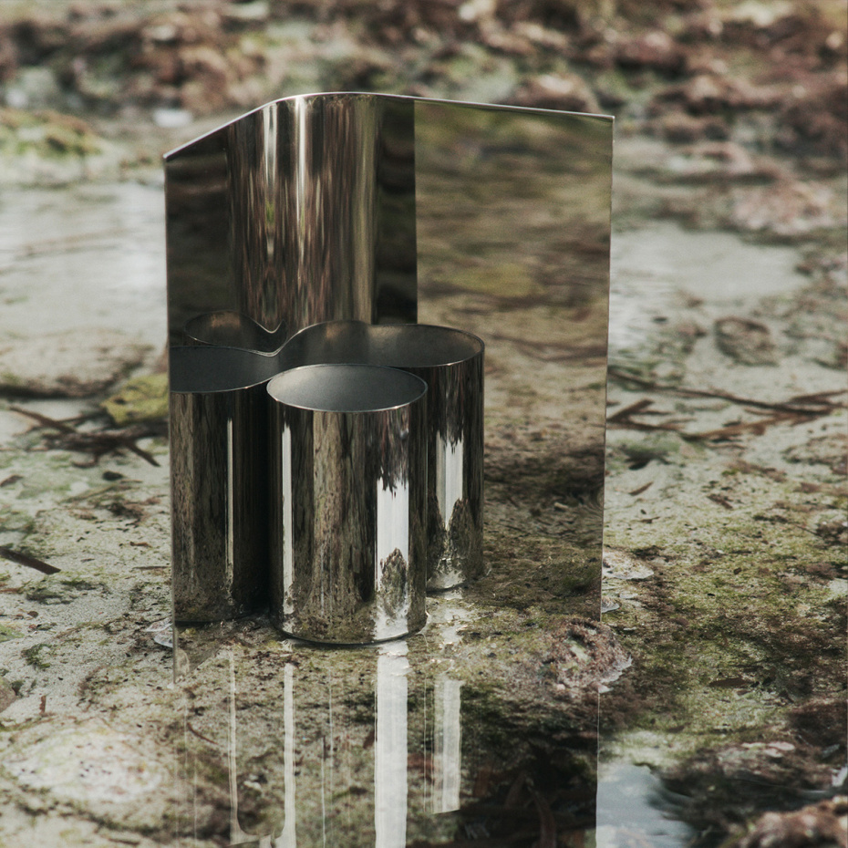 Eddy Vase Mirror Polished