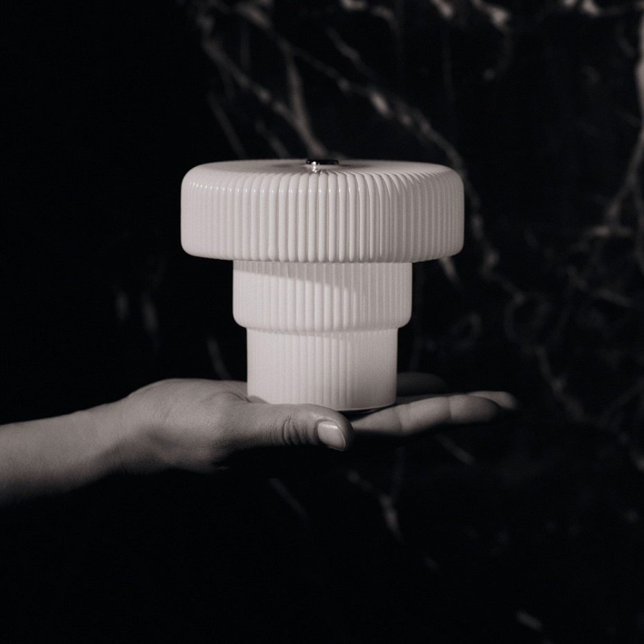 Ripple Portable Bordslampa White