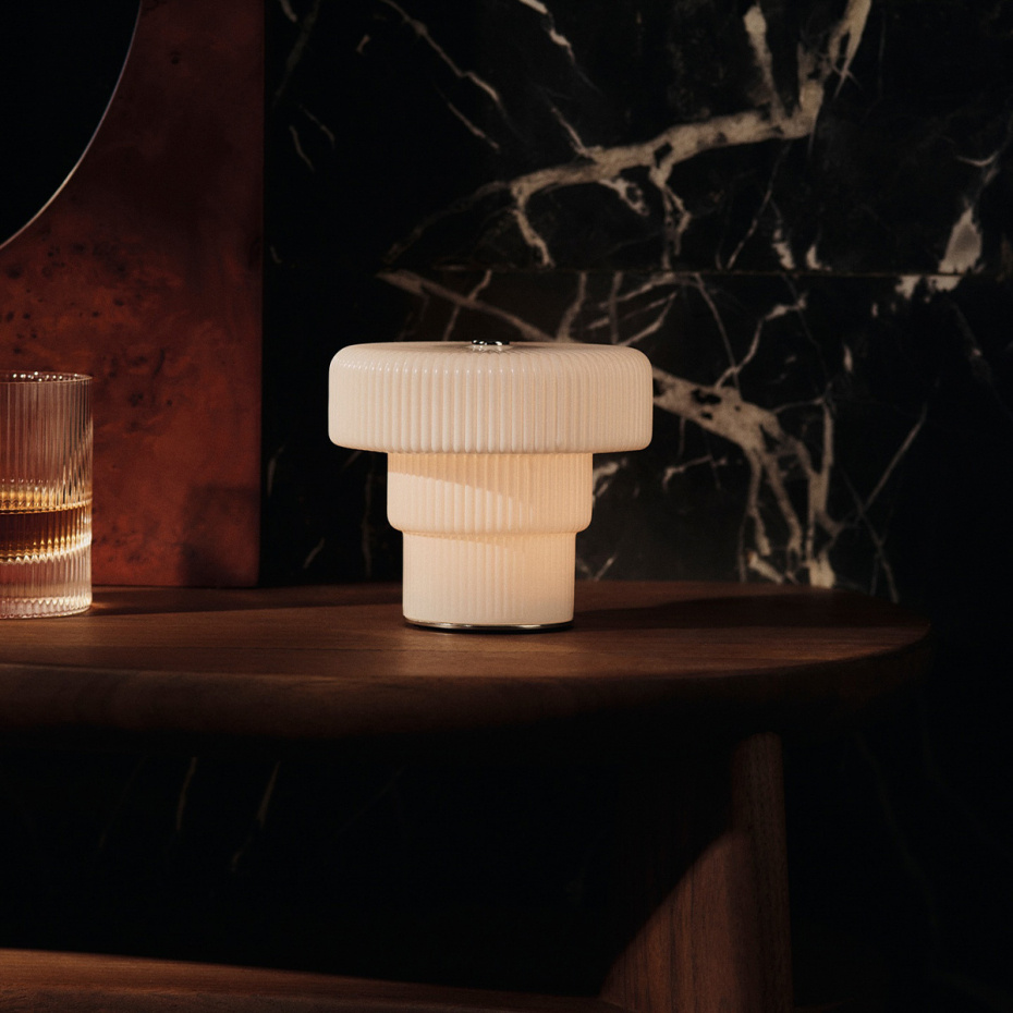 Ripple Portable Bordslampa White