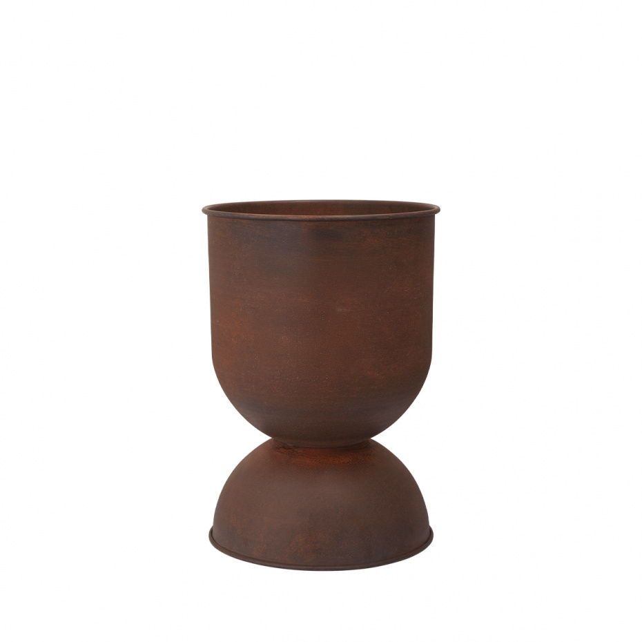 Hourglass Pot Medium Rust