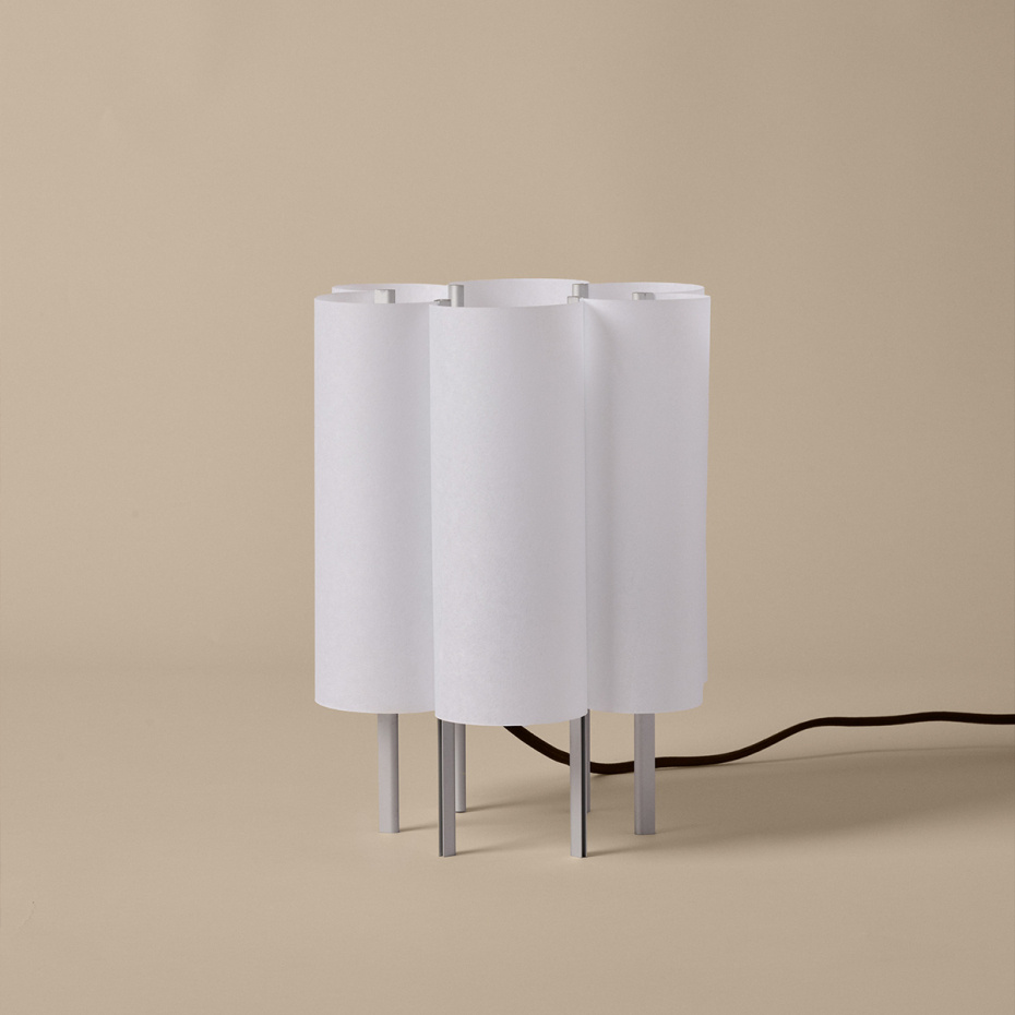 Boe Bordslampa Silver/Natural