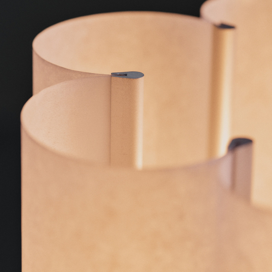 Boe Bordslampa Silver/Natural