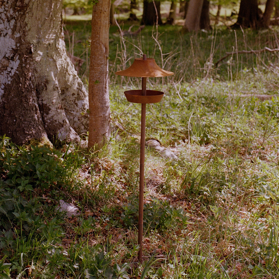 Cortivo Bird Feeder Rust