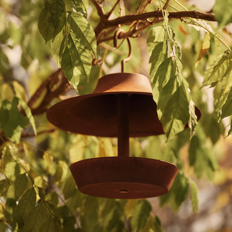 Cortivo Bird Feeder Rust