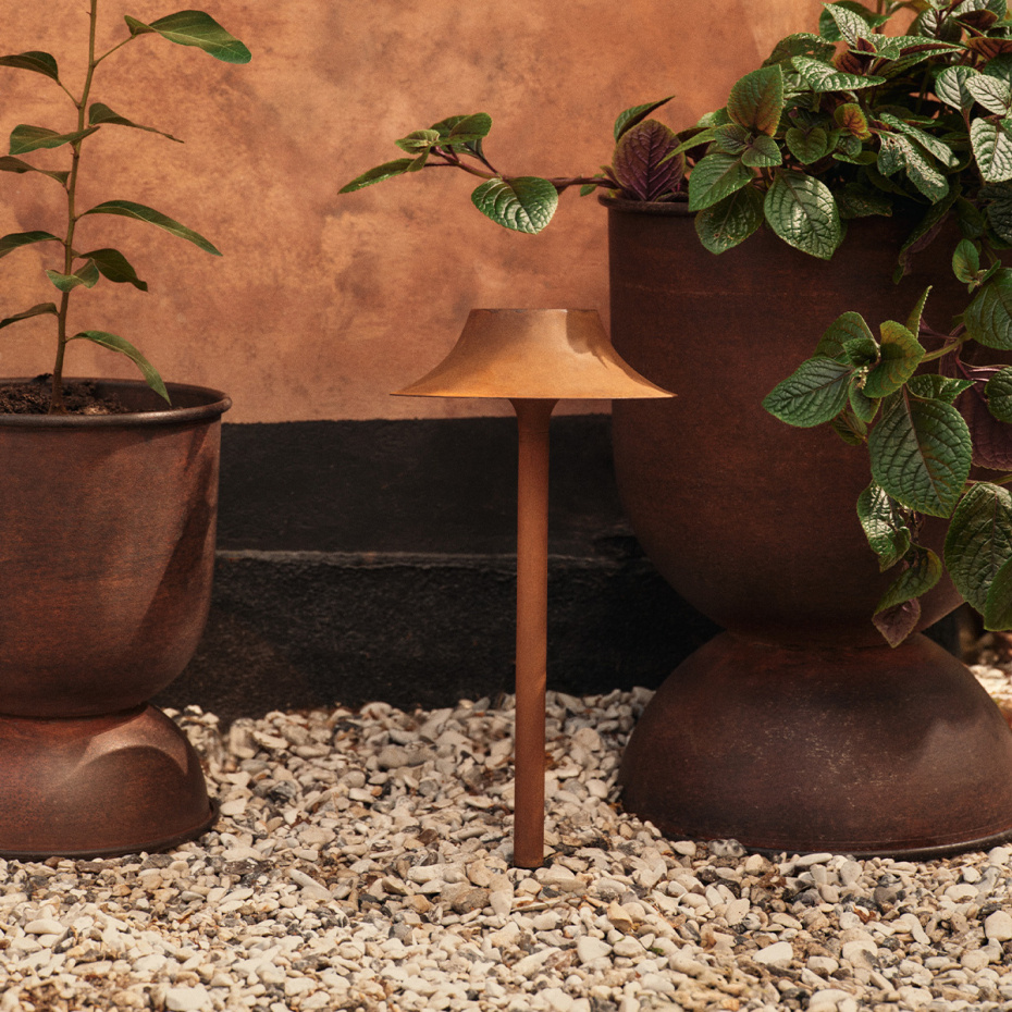 Cortivo Outdoor Solar Light Rust