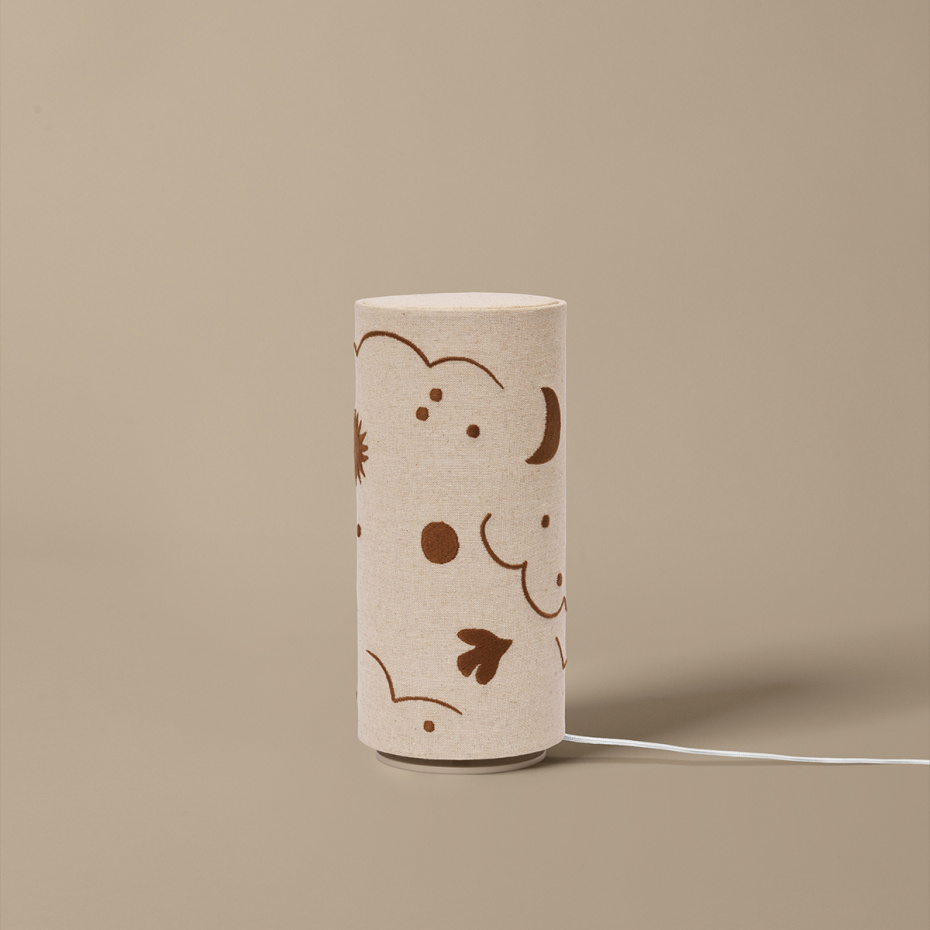 Skye Bordslampa Natural/Bronze