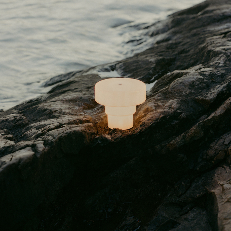 Ripple Portable Bordslampa Large White