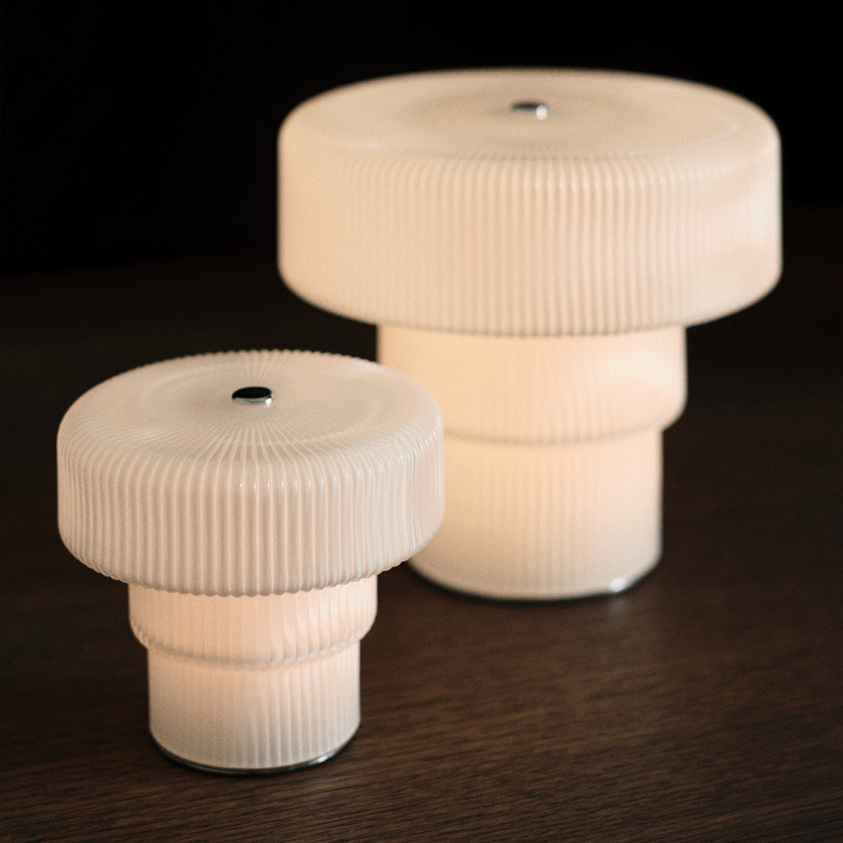 Ripple Portable Bordslampa Large White