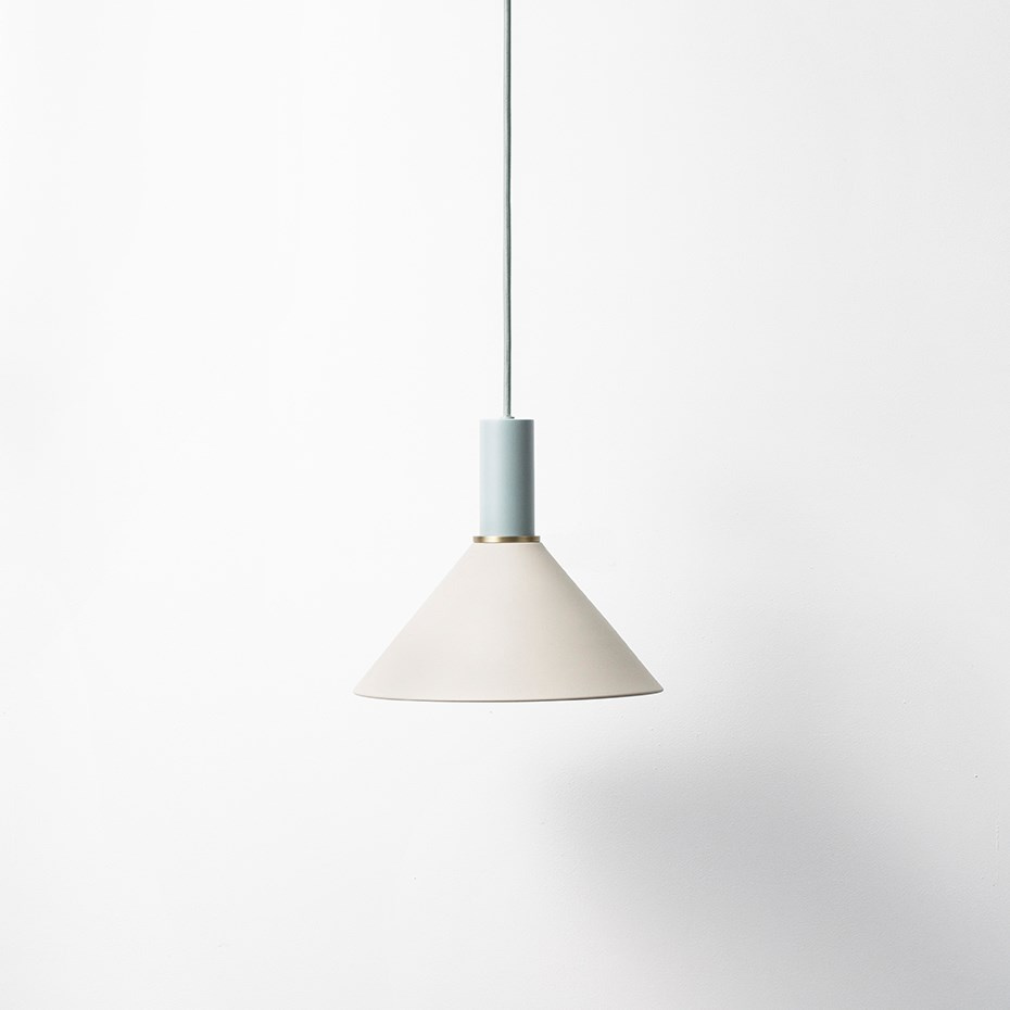 Collect Lampskärm Cone Light Grey