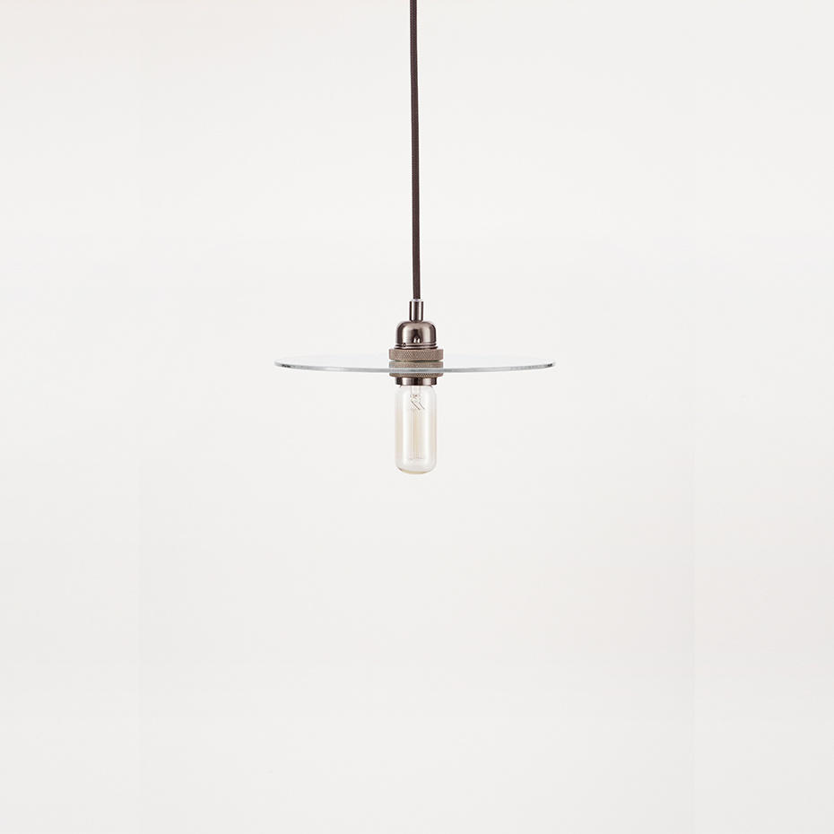 Circle Shade Pendel Medium Clear