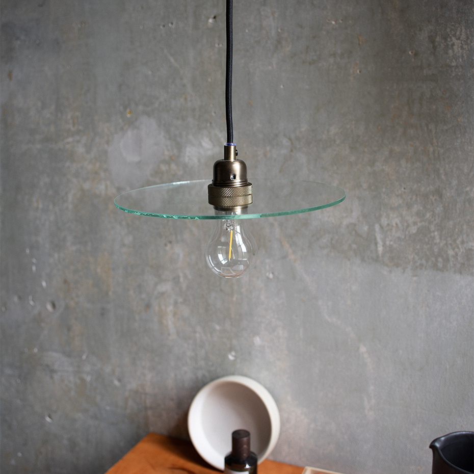 Circle Shade Pendel Medium Clear