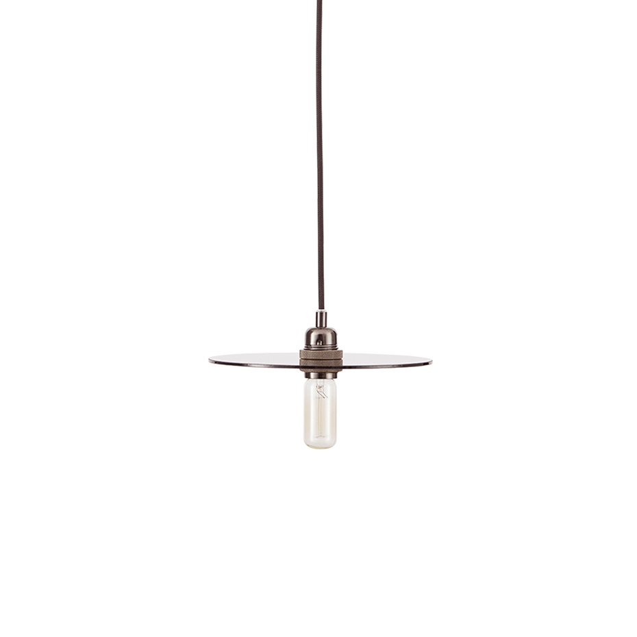 Circle Shade Pendel Medium Smoked