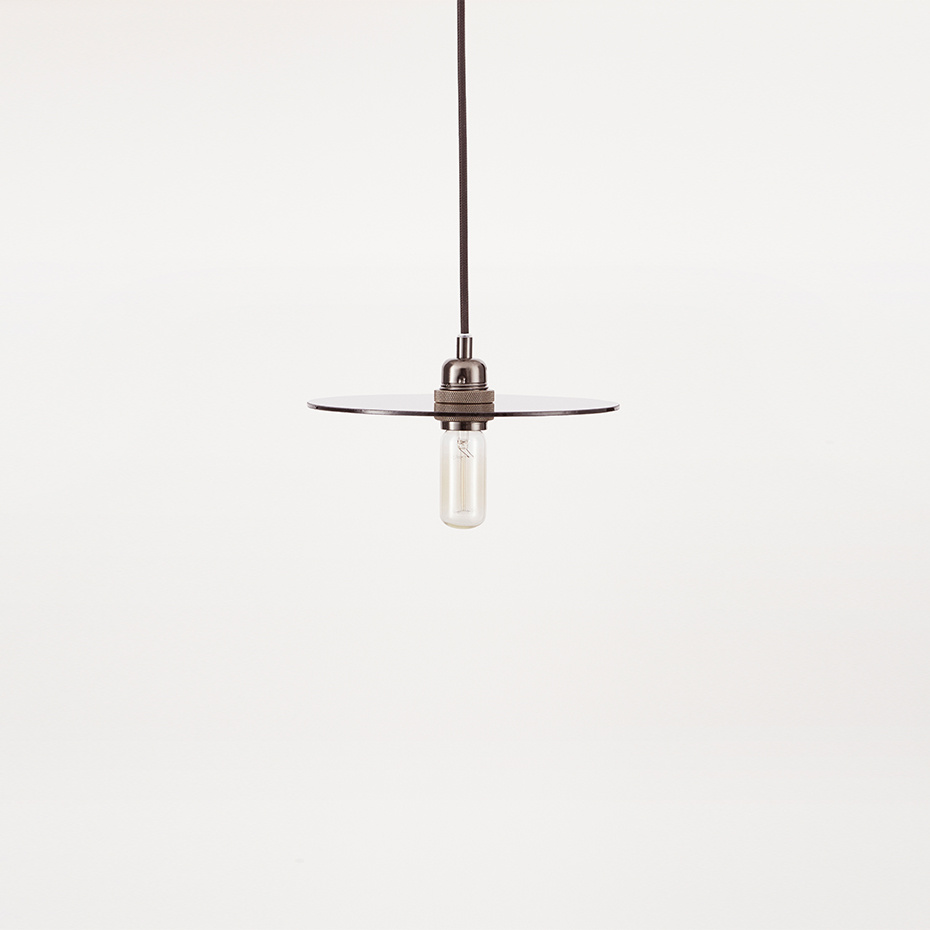 Circle Shade Pendel Medium Smoked