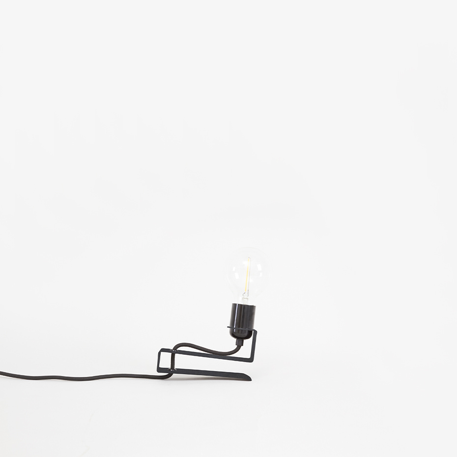 Clamp Lamp Bordslampa Gunmetal