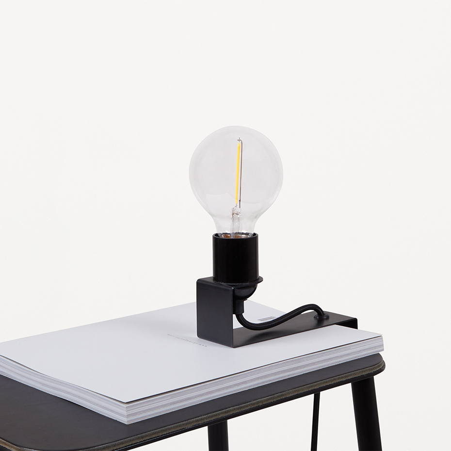 Clamp Lamp Bordslampa Gunmetal