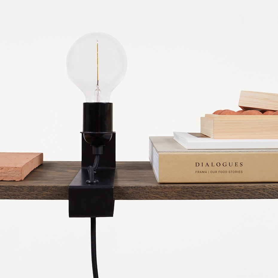 Clamp Lamp Bordslampa Gunmetal