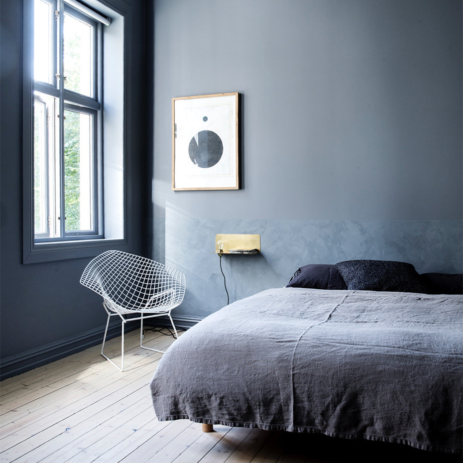 90° Vägglampa Brass