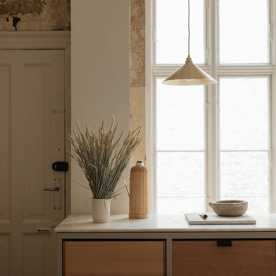 Cone Shade Pendel Small Brass