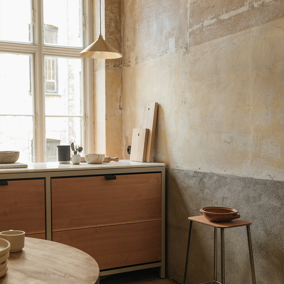 Cone Shade Pendel Small Brass