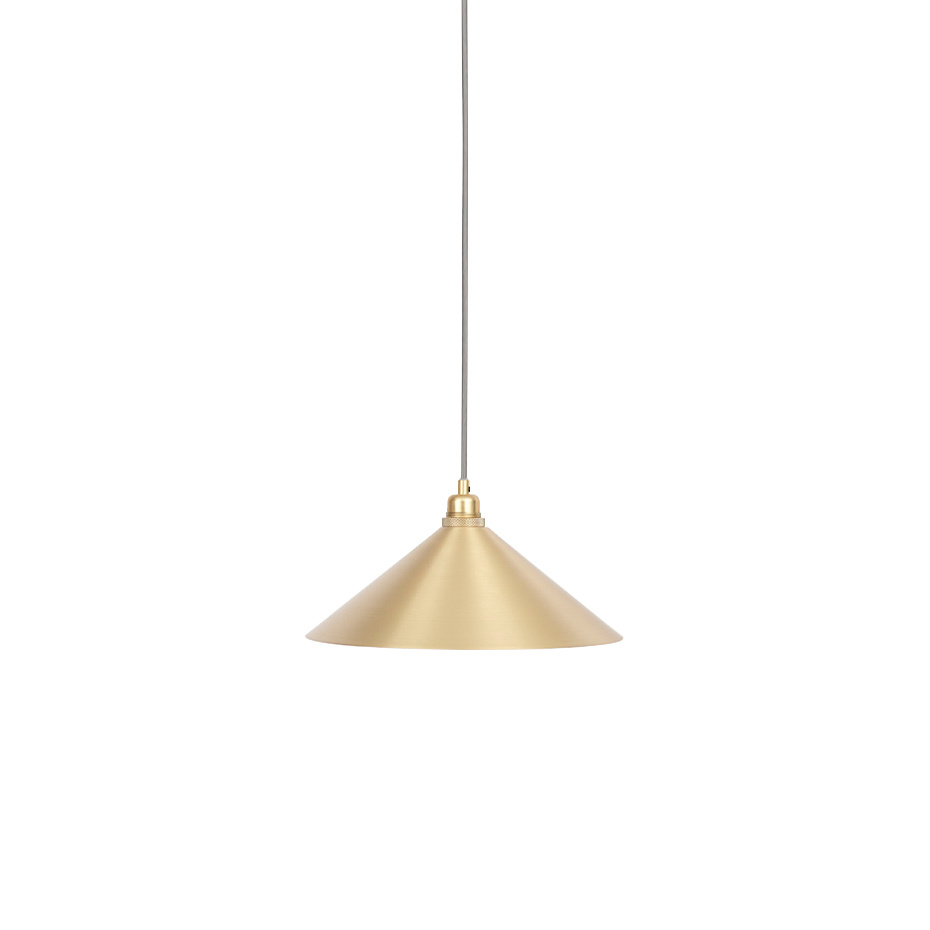 Cone Shade Pendel Medium Brass