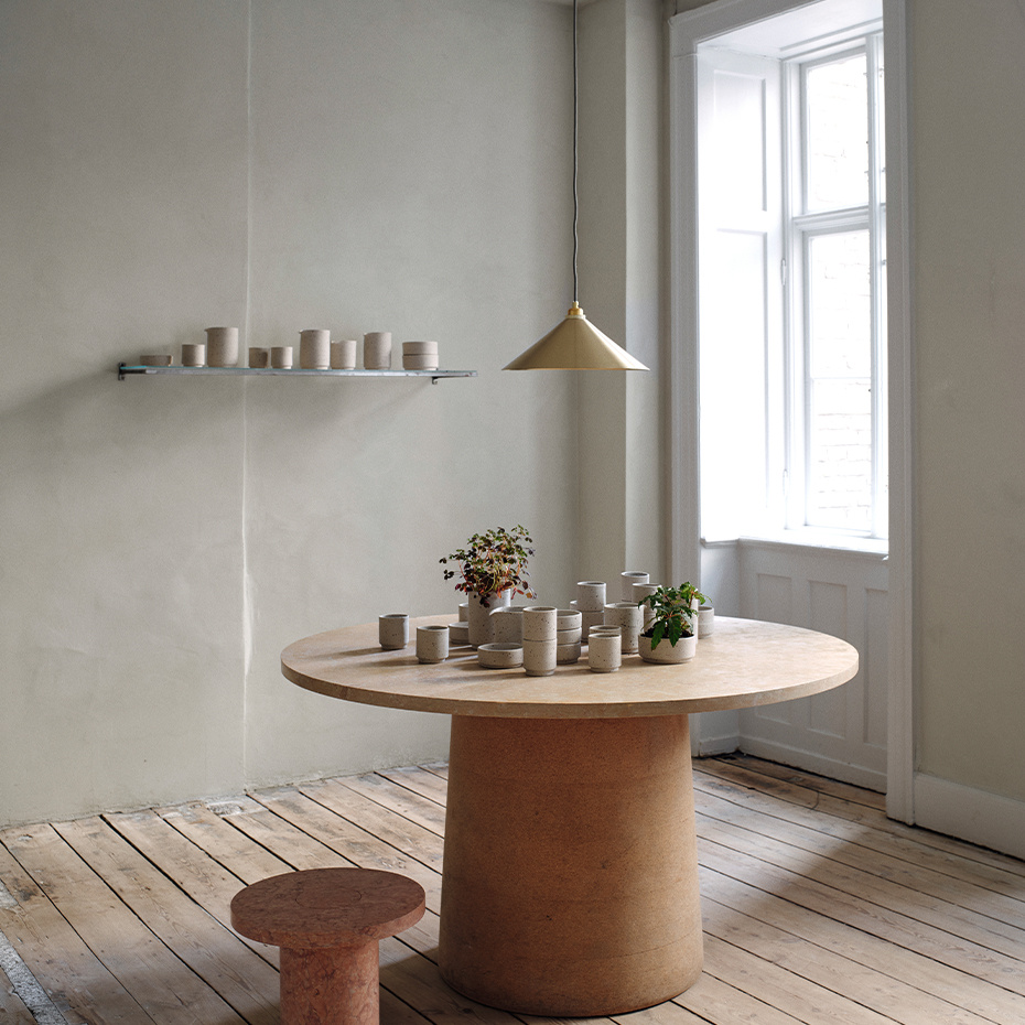 Cone Shade Pendel Medium Brass