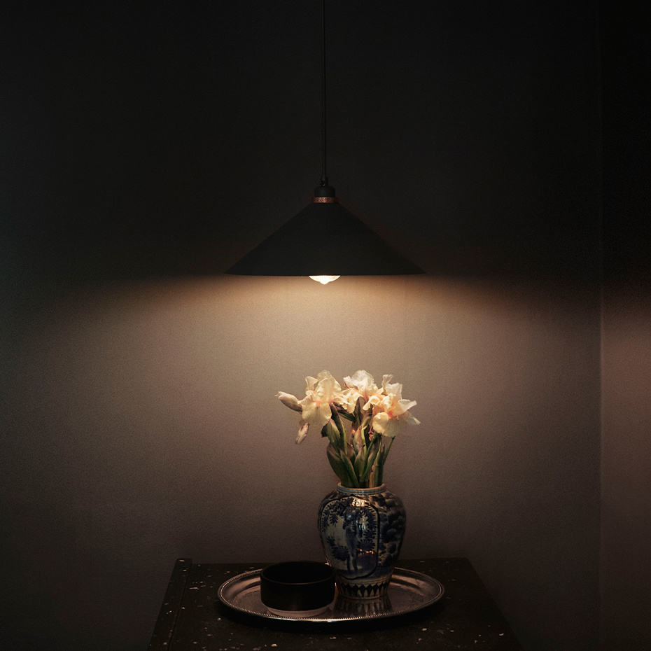 Cone Shade Pendel Medium Brass