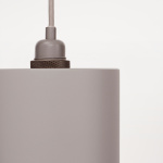 Cylinder Shade Pendel Small Grey
