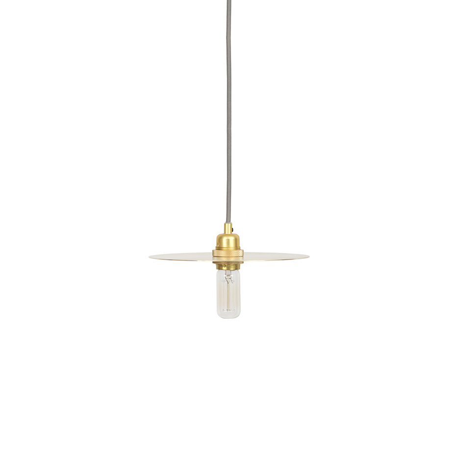 Circle Shade Pendel Medium Brass