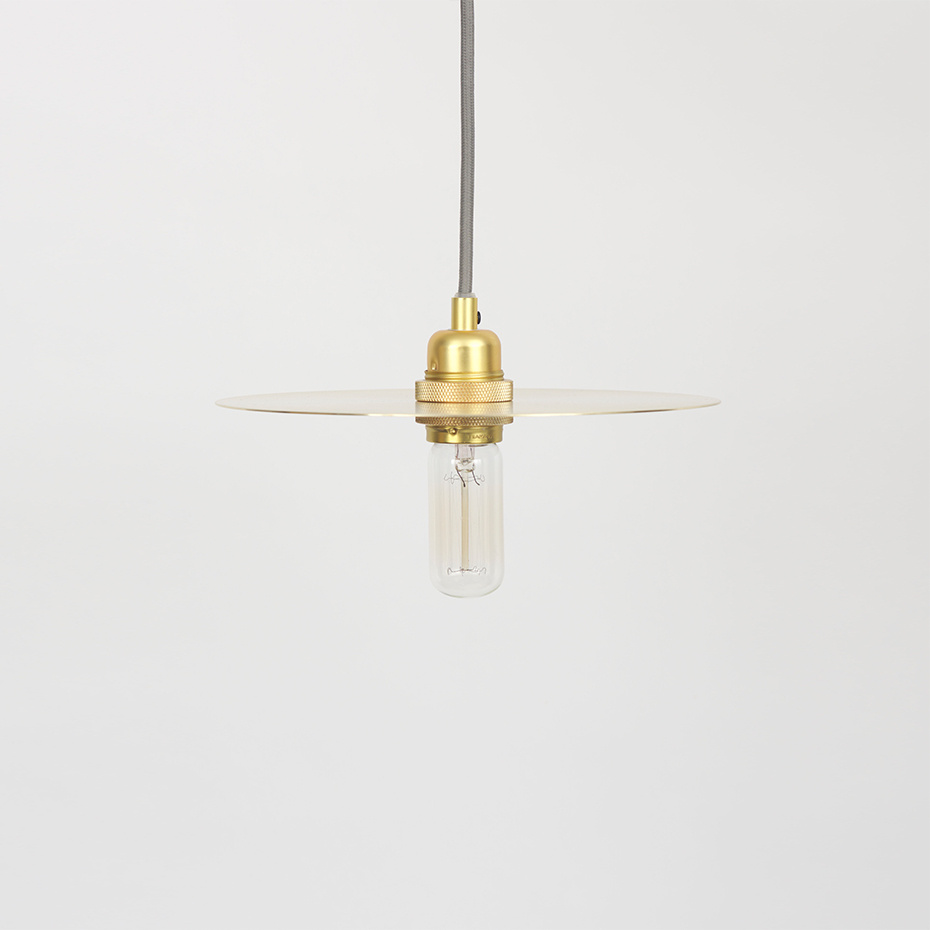 Circle Shade Pendel Medium Brass